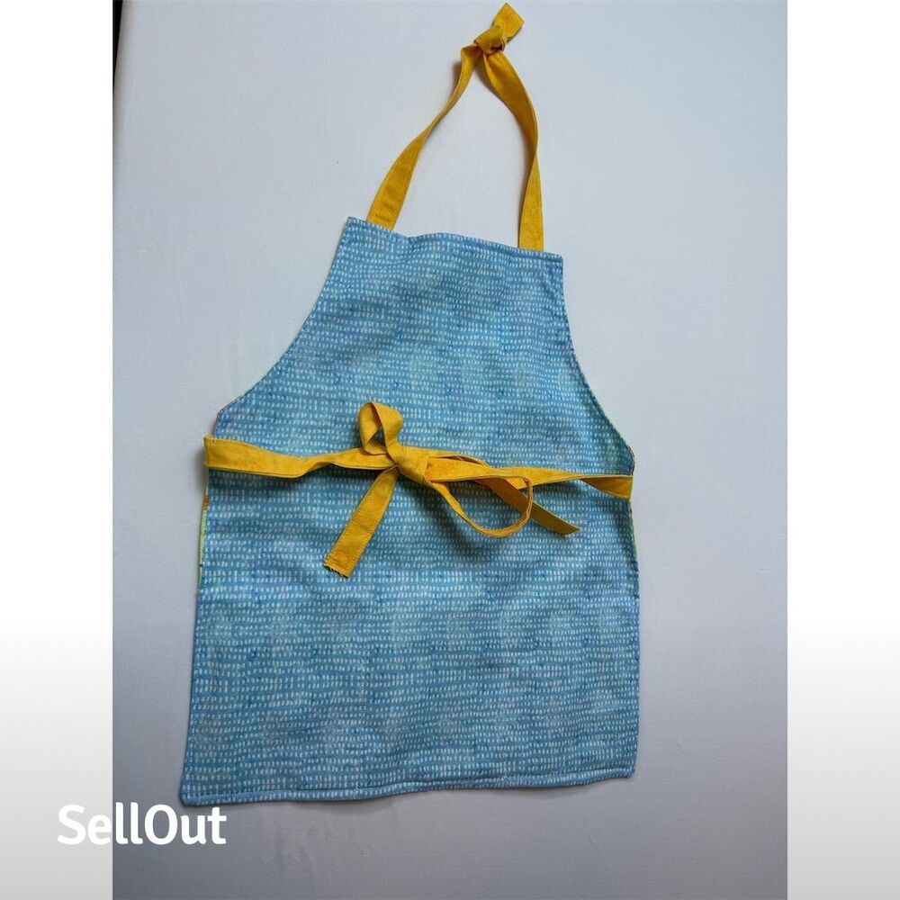 Kids Farm Animals Apron with Pockets Toddler size handmade by me! - Picture 2 of 3